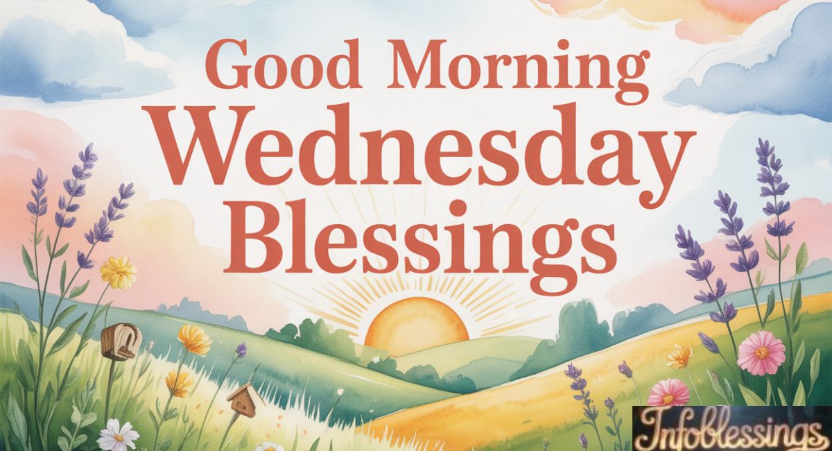 Beautiful Good Morning Wednesday Blessings