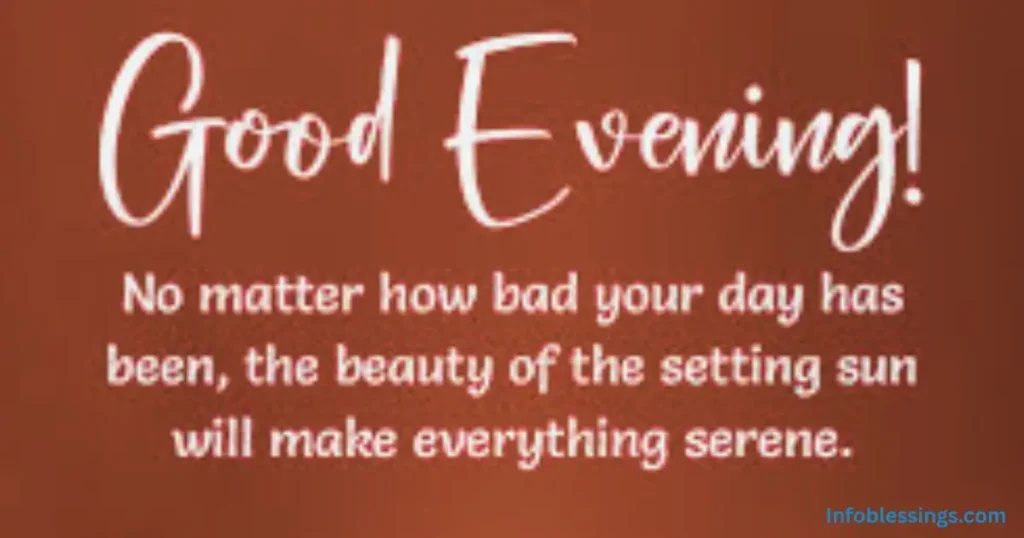 Heartwarming Good Evening Prayers