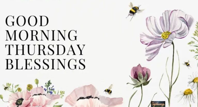 Good Morning Thursday Blessings