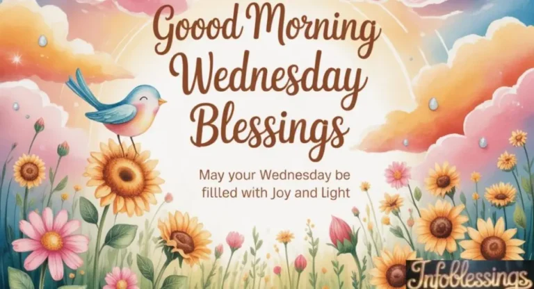 Good Morning Wednesday Blessings, Prayers & Images