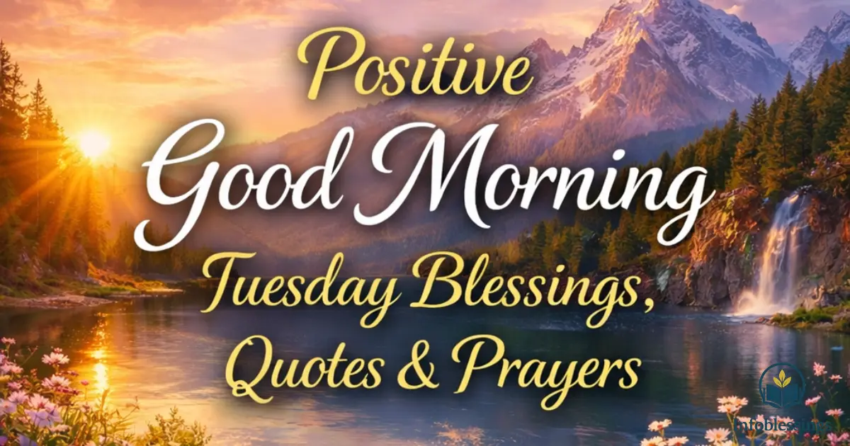 Positive Good Morning Tuesday Blessings, Quotes & Prayers