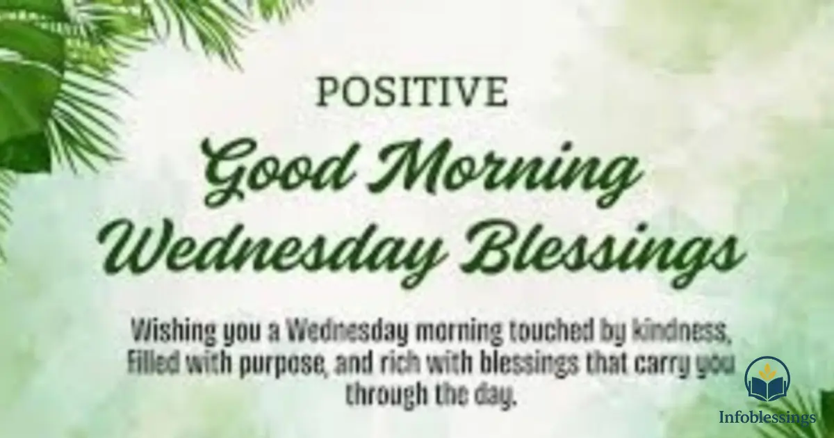 Positive Wednesday Blessings Morning Prayers
