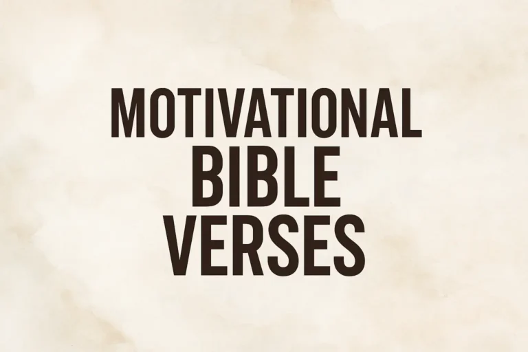 Powerful Motivational Bible Verses
