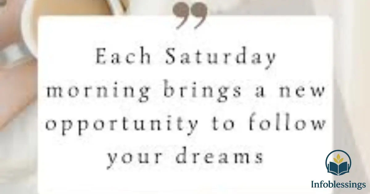 Inspiring Quote for Saturday