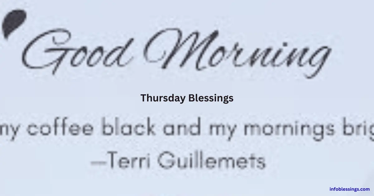 Beautiful Thursday Morning Quotes
