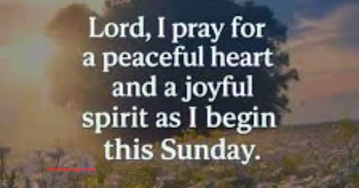 Peaceful Sunday Prayers for a Calm and Restful Heart