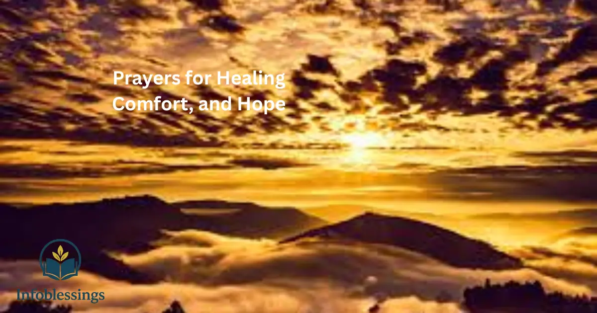 Prayers for Healing, Comfort, and Hope