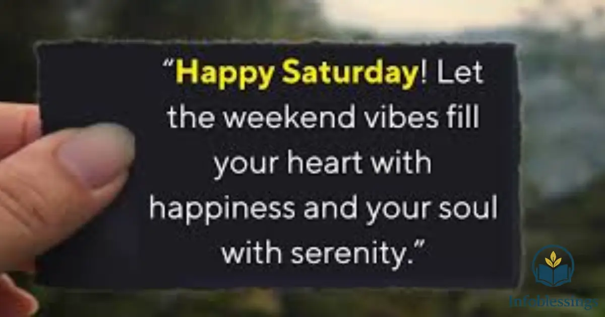 Positive Saturday Quotes for Inner Peace and Happiness