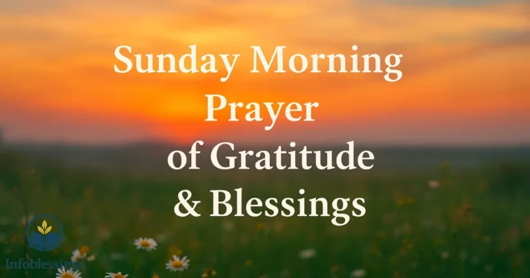 15+ Sunday Morning Prayer of Gratitude & Blessings