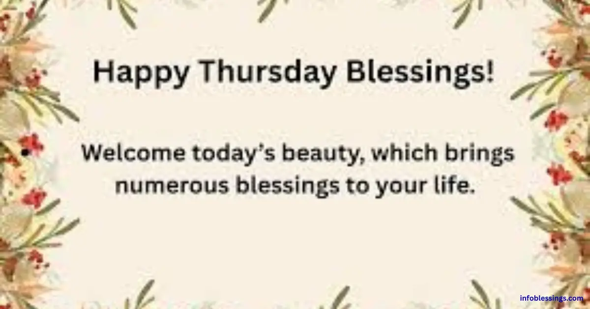 100+ Beautiful Thursday Blessings, Quotes, and Prayers for a Grateful Heart