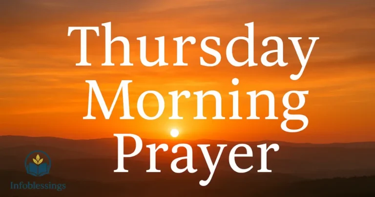 Thursday Morning Prayer and Blessings Start Your Day