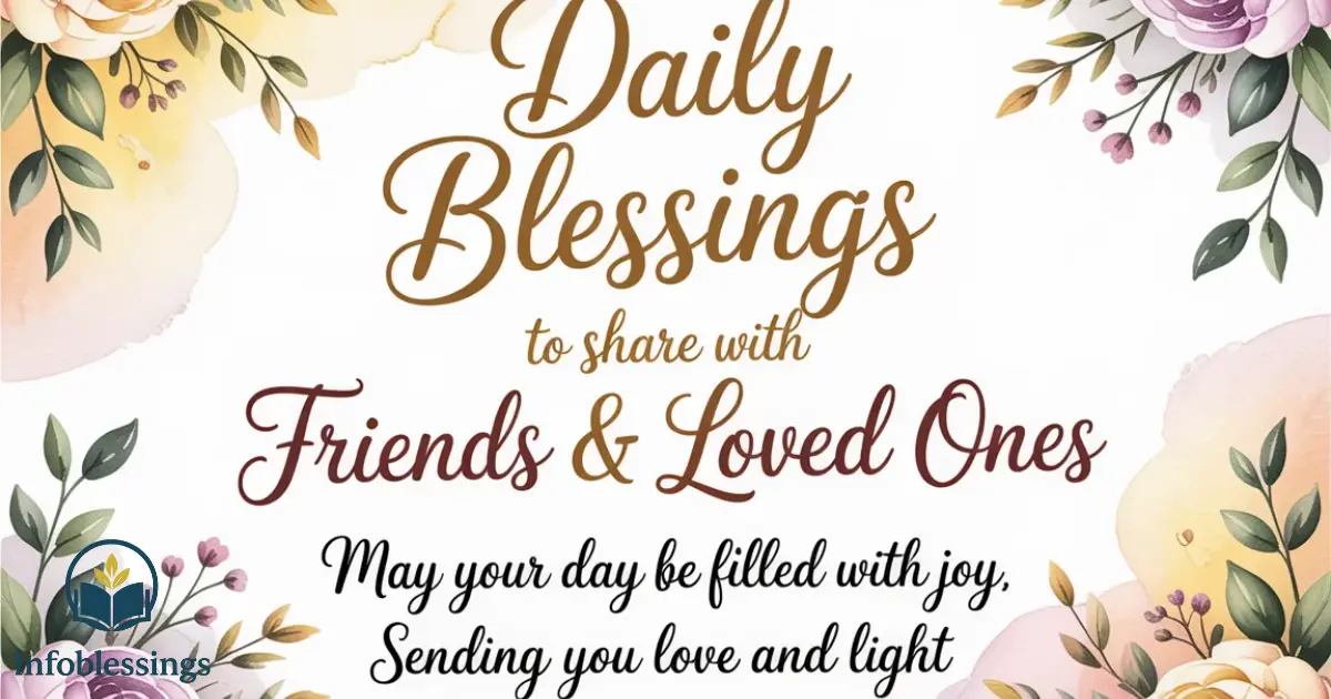 Daily Blessings to Share with Friends & Loved Ones