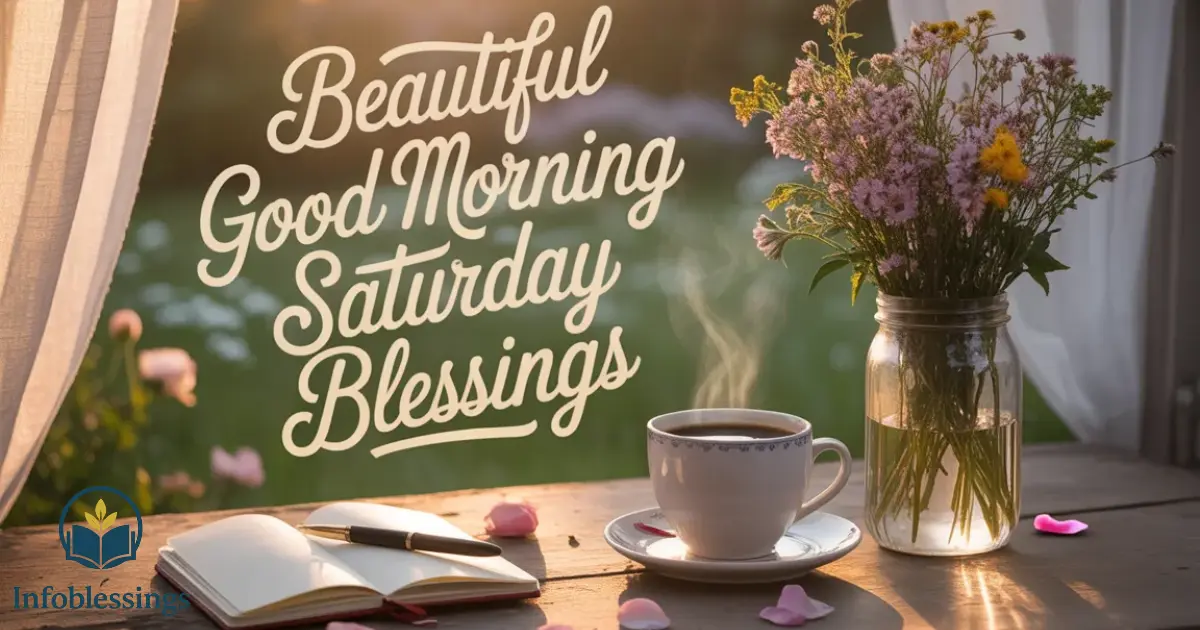 Beautiful Good Morning Saturday Blessings