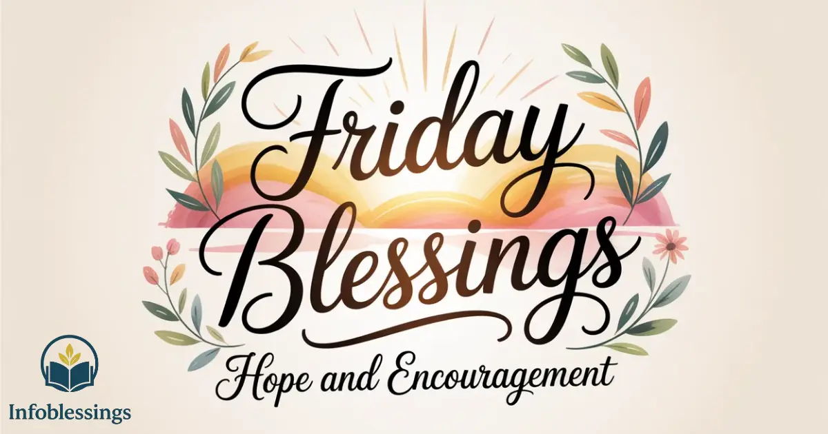 Motivational Friday Blessings for Hope and Encouragement