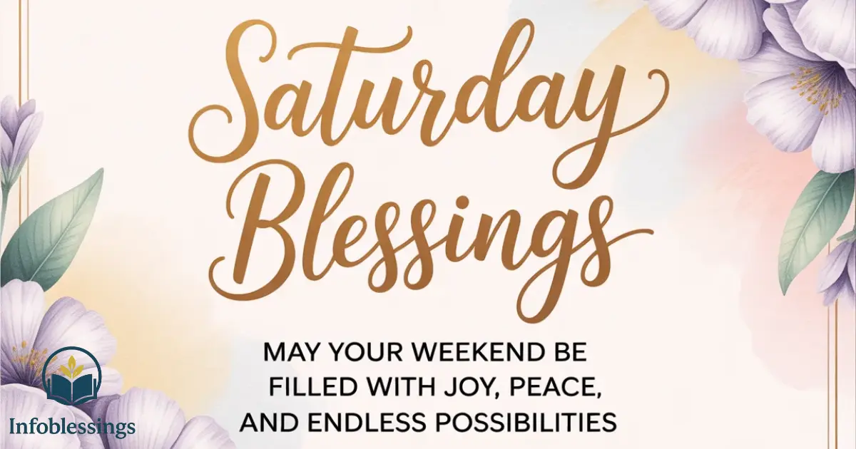 Motivational Saturday Blessings Quotes
