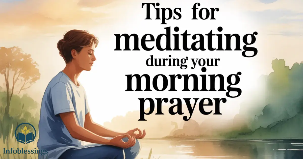 Tips for Meditating During Your Morning Prayer