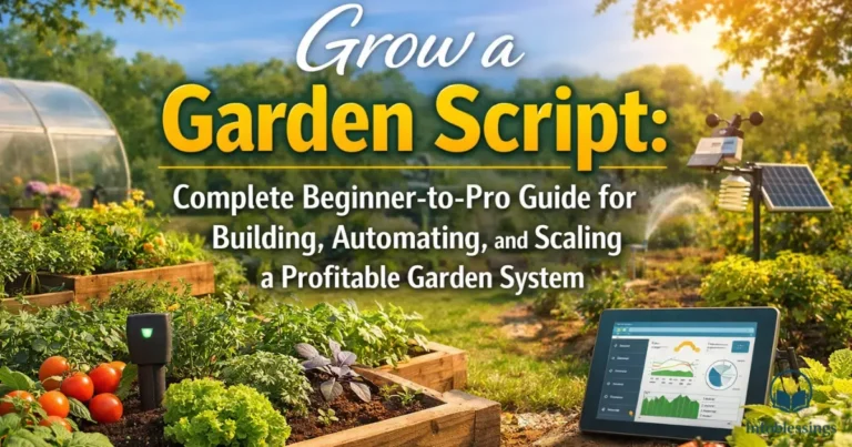 Grow a Garden Script: Complete Beginner-to-Pro Guide for Building