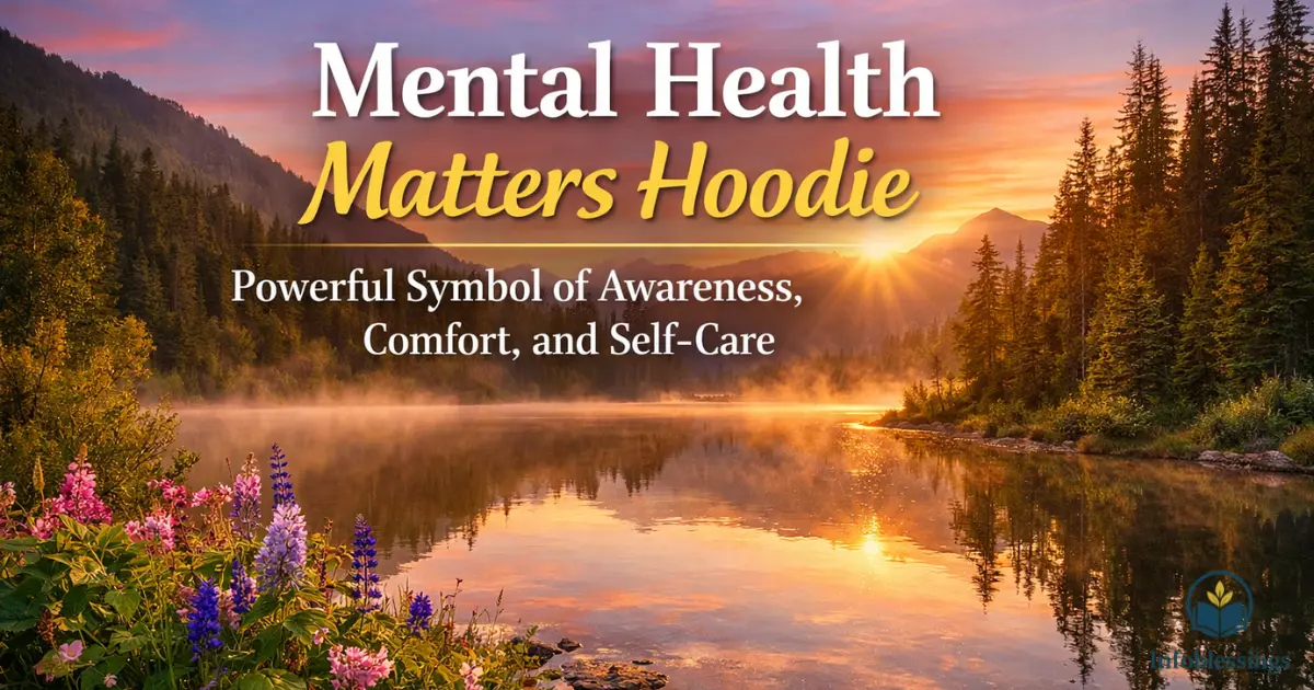 Mental Health Matters Hoodie: Why This Simple Hoodie Has Become a Powerful Symbol of Awareness, Comfort, and Self-Care