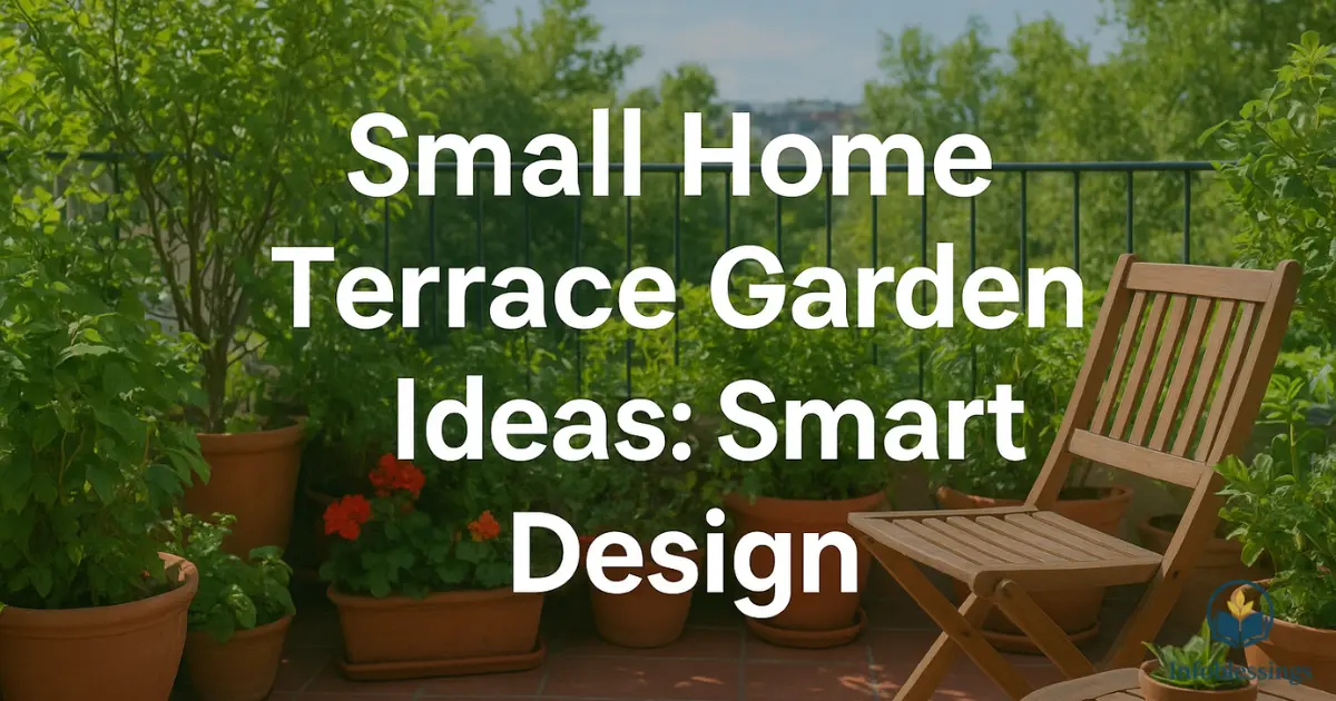 Small Home Terrace Garden Ideas: Smart Design, Low Budget Setup & Maintenance Tips
