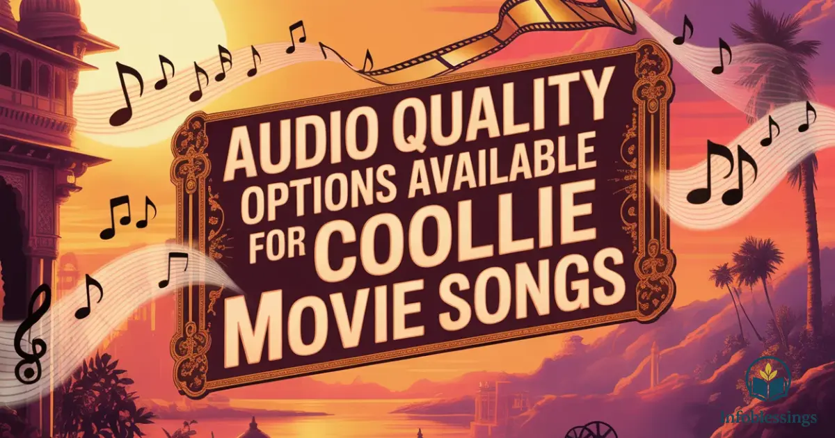 Audio Quality Options Available for Coolie Movie Songs