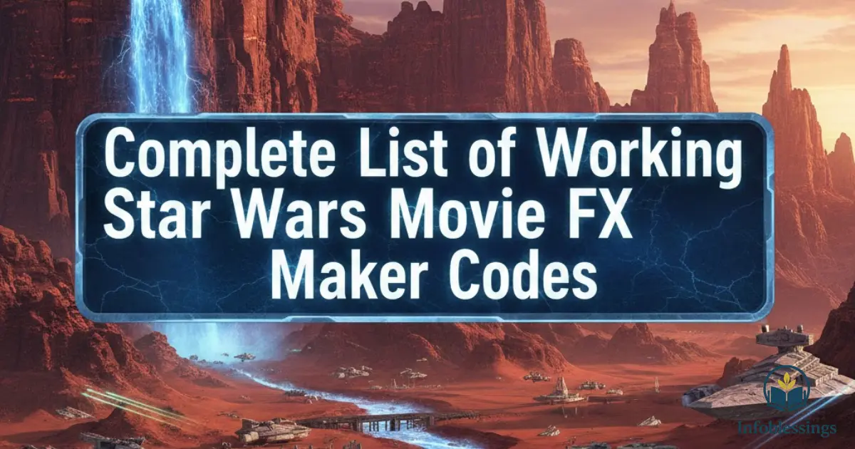 Complete List of Working Star Wars Movie FX Maker Codes (2026)
