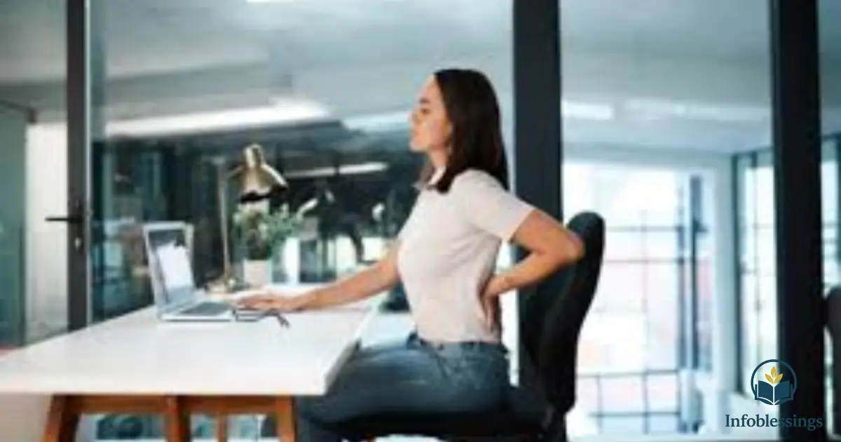 Illustration of a person sitting for long hours with weight gain, showing the connection between prolonged sitting and obesity