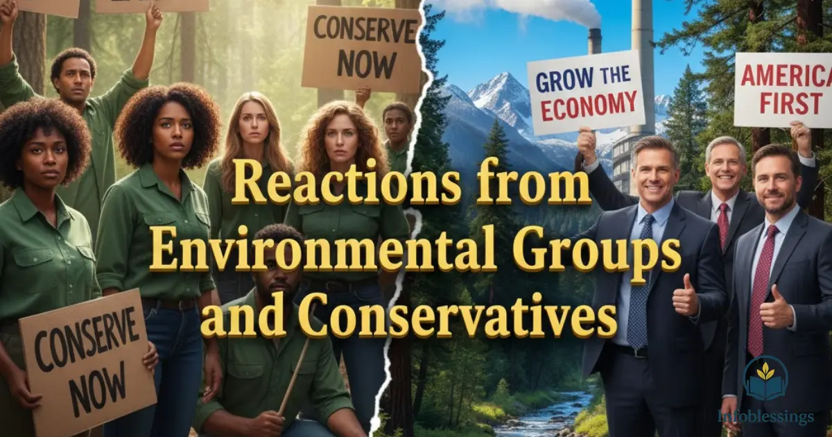 Reactions from Environmental Groups and Conservatives