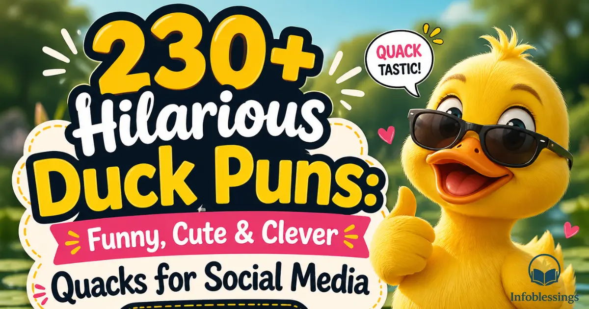 230+ Hilarious Duck Puns: Funny, Cute & Clever Quacks for Social Media (Ultimate List)