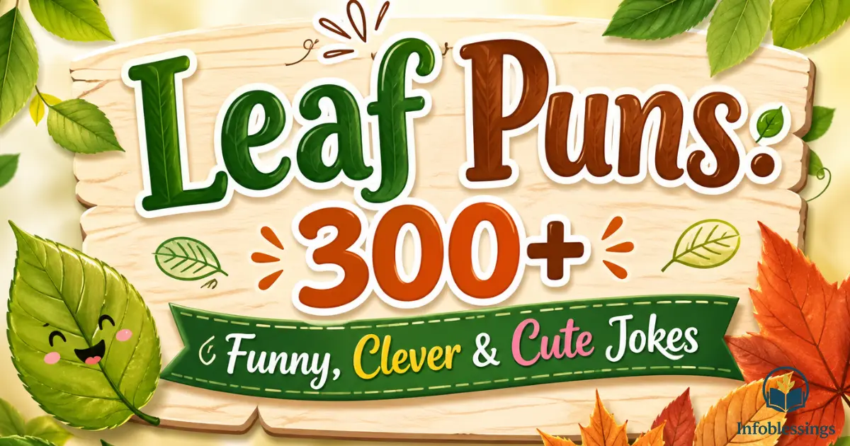 Leaf Puns: 300+ Funny, Clever & Tree-mendous Jokes 🌿