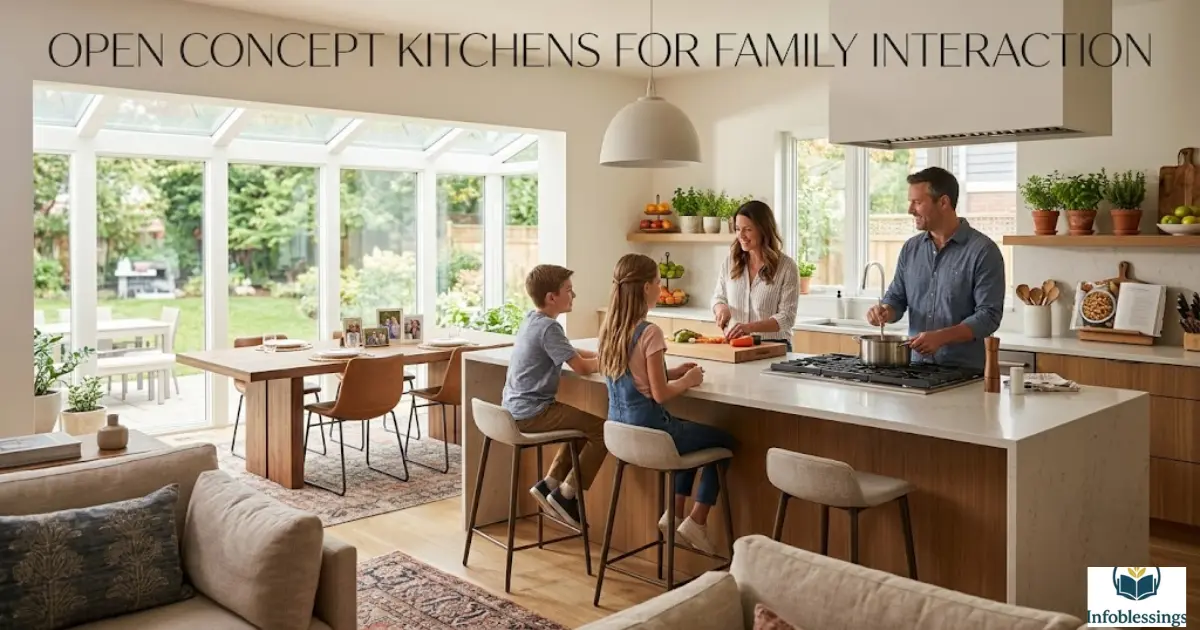 Open Concept Kitchens for Family Interaction